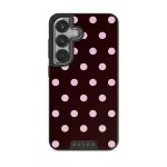 Berry Bliss - Samsung Galaxy S25 Plus Case, Elite Dark (Magnetic) / Silver