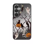 Trick or Treat - Samsung Galaxy S25 Plus Case, Elite Mirror Dark (Magnetic) / Silver