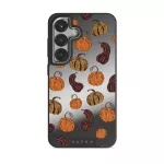 Pumpkin Season - Samsung Galaxy S25 Plus Case, Elite Mirror Dark (Magnetic) / Silver