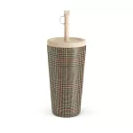 Favorite Coat - Plaid Travel Mug, 500 ml / Straw