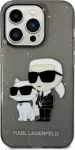 "IML Glitter Karl and Choupette iPhone 14 Pro Max" Black