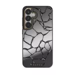 Void - Samsung Galaxy S25 Case, Elite Mirror Dark (Magnetic) / Gold
