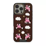 Cloud Hopping - iPhone 16 Pro Max Case, Elite Dark (MagSafe) / Gold