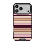 Berry Layers - iPhone 17 Pro Max Case, Elite Dark (MagSafe) / Silver
