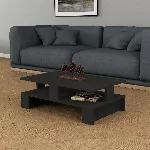 Kavos staliukas, Hanah Home, antracitas, 80 x 27,5 x 50, cm