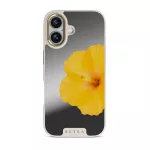 Hibiscus - iPhone 17 Case, Elite Mirror Light (MagSafe) / Gold
