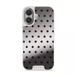Red Velvet - iPhone 16 Case, Elite Mirror Light (MagSafe) / Silver