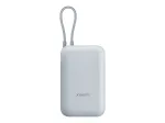 I&scaron;orinė baterija Xiaomi Power Bank 10000 mAh USB-A/USB-C/USB-C with Integrated Cable Ice Blue
