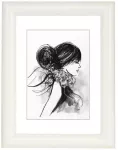 00175637 Sofia 13x18cm White