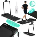 Home electric treadmill with handrail walking pad training treadmill under desk 10 km/h, MOVEPRO