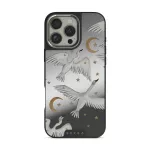 Star Crossed - iPhone 16 Pro Case, Elite Mirror Dark (MagSafe) / Silver