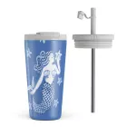 Salty Kiss - Travel Mug, 500 ml / Flap & Straw Set