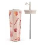 Seashells - Travel Mug, 700 ml / Flap & Straw Set