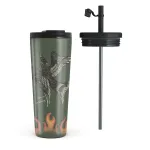 Fire Is Catching - Travel Mug, 700 ml / Flap & Straw Set