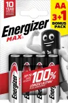 Baterija &ndash; &bdquo;Energizer Max&ldquo; AA LR6 CHP4 3+1