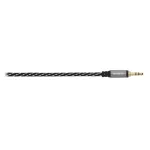 Avinity Audio Cable, 3.5 mm jack plug/plug, stereo, fabric, gold