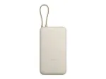 I&scaron;orinė baterija Xiaomi 33W Power Bank 20000 mAh USB-C/USB-C cable/USB-A with Integrated Cable Tan