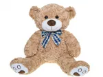 Plush toy - 72313 - TEADY BEAR with BOW - LIHGT BROWN - size 30 cm