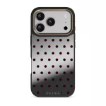 Red Velvet - iPhone 17 Pro Case, Elite Mirror Dark (MagSafe) / Gold