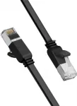 Ethernet patchcord cable RJ45 Cat 6 UTP 1000Mbps 1m Black