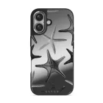 Midnight Ocean - iPhone 16 Case, Elite Mirror Dark (MagSafe) / Silver