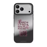 Read Me - iPhone 17 Pro Max Case, Elite Mirror Dark (MagSafe) / Silver
