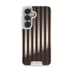Dark Roast - Samsung Galaxy S25 Plus Case, Elite Mirror Light (Magnetic) / Silver