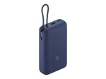 I&scaron;orinė baterija Xiaomi 33W Power Bank 20000 mAh USB-C/USB-C cable/USB-A with Integrated Cable Blue