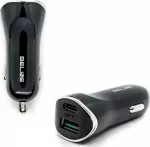 Charge 1xUSB 1xUSB-C 5A 30W Black