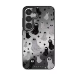 Spooky - Samsung Galaxy S25 Plus Case, Elite Mirror Dark (Magnetic) / Silver