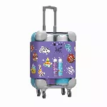 HISKIN_SET kelioninis mini dėklas rankų muilas 75ml + rankų kremas 75ml violetinės spalvos