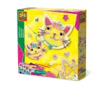 Siuvinėjimo ant tiulio rinkinys SES Creative Cats