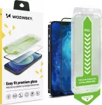&bdquo;Wozinsky&ldquo; 9H grūdintas stiklas su montavimo rėmeliu, skirtas &bdquo;iPhone 15 Plus&ldquo; &ndash; &bdquo;Wozinsky Premium Glass&ldquo; &ndash; juodos spalvos