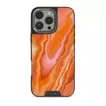 Retro Glow - iPhone 16 Pro Max Case, Elite Dark (MagSafe) / Silver