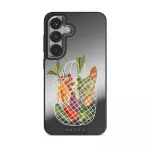 Farmers Market - Samsung Galaxy S25 Plus Case, Elite Mirror Dark (Magnetic) / Silver