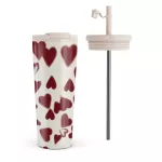 Be Mine - Travel Mug, 700 ml / Flap & Straw Set