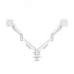 Monitor moint gas spring 2 arms 13-35 inches white