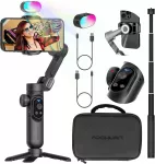 Gimbal AOCHUAN X Pro z oświetleniem RGB (czarny)