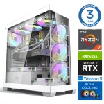 INTOP AQUA Ryzen 7 8700F 64GB DDR5 1TB SSD M.2 NVME RTX5070 12GB WIN11