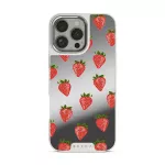 Strawberry Girl - iPhone 16 Pro Case, Elite Mirror Light (MagSafe) / Silver