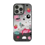 Side Quest - iPhone 16 Pro Max Case, Elite Mirror Dark (MagSafe) / Silver