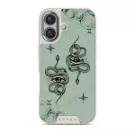 Gemini - iPhone 16 Case, Elite Light (MagSafe) / Silver / Turquoise