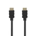 Nedis CVGT34000BK05 High-Speed HDMI Cable with Ethernet HDMI Connector - HDMI Connector 0.50 m