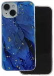 "Gold Glam Case Galaxy S23 FE" Blue