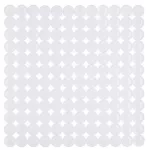 Bathmat Brick White 54x54cm