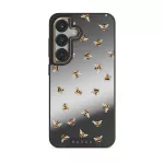 Honeycomb - Samsung Galaxy S25 Plus Case, Elite Mirror Dark (Magnetic) / Gold