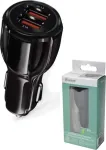 Automobilinis įkroviklis &bdquo;VAKOSS TP-3273UK&ldquo; su 2 USB prievadais, 5,2 A, 12&ndash;24 V nuolatinė srovė