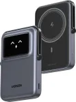 &bdquo;Ugreen Powerbank&ldquo; magnetinis įkroviklis 10000 mAh &bdquo;Uno PB764&ldquo;, &bdquo;Qi2&ldquo; 15 W (pilkos spalvos) (45329)