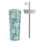 Poison Garden - Travel Mug, 700 ml / Flap & Straw Set