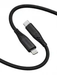Swissten Soft Silicone USB-C - Lightning 30W Data and Charging Cable 0.4m
